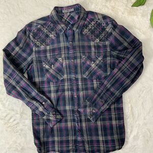 7 FOR ALL MANKIND Pearl snap linen blend shirt